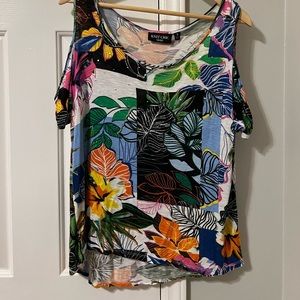 Floral Cut Out Sleeves